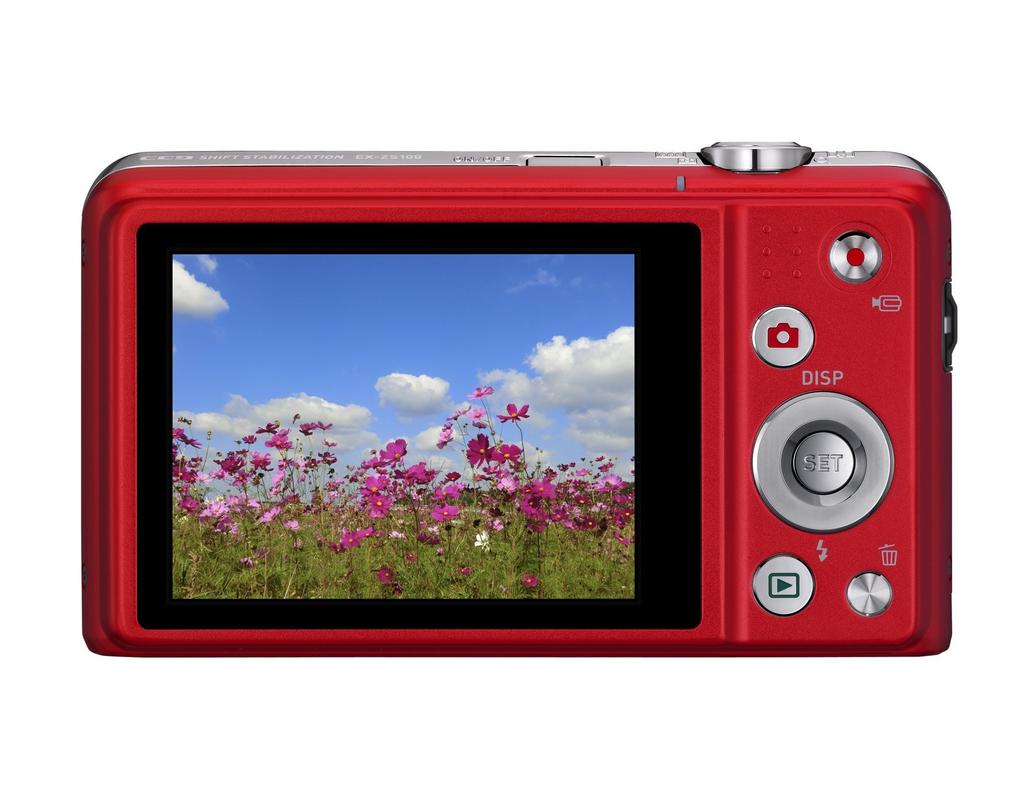 Casio Цифровая камера EXILIM миллион пикселей Красный 14.1 12.5x EX-ZS100RD