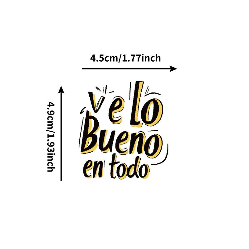50New Inspirational Spanish Style Personalized Graffiti Stickers Suitable for Suitcases, Skateboards, Refrigerators, Laptops, et