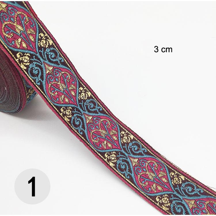 1 м красочная цветочная шотландская лента, рождественские ленты, кружевная ткань