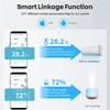 Tuya WiFi Smart Temperature Humidity Sensor Indoor Hygrometer APP Remote Control Works With Alexa Google Home Smart Home