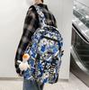 Middle School Student Schoolbag Women Cartoon Print Backpack Men Large Capacity Backpack