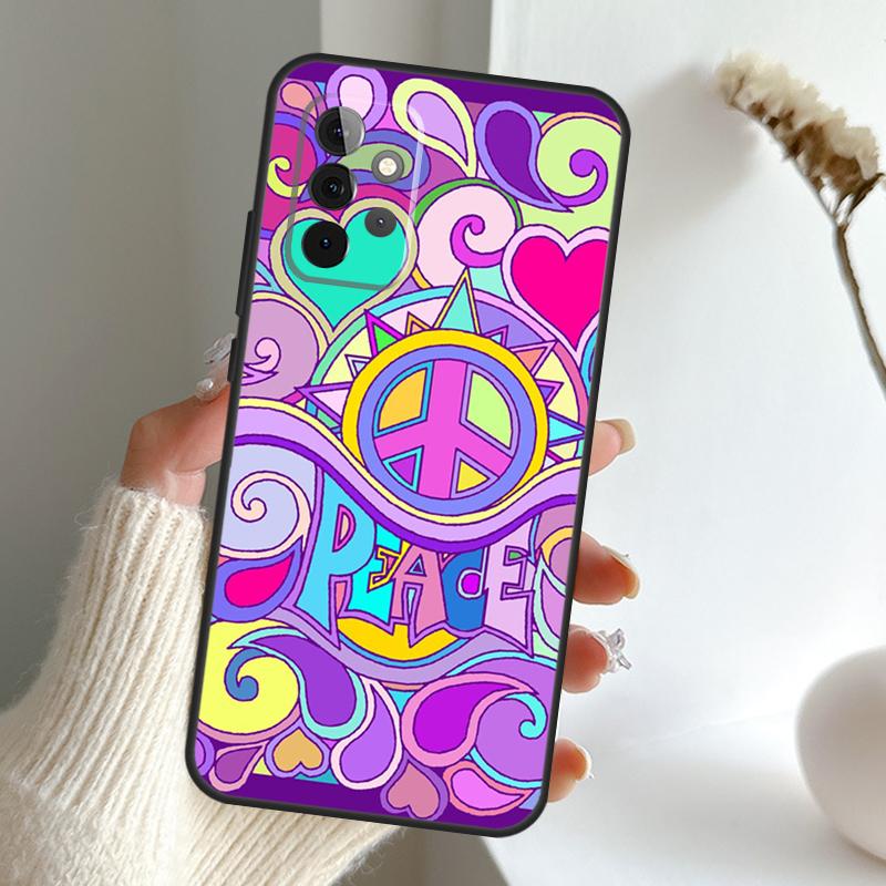Хиппи Хиппи Психоделическое Искусство Мир Чехол Для Samsung Galaxy A52 A32 A12 A16 A26 A36 A56 A15 A35 A55 A34 A54 A13 A33 A53 A17 A06