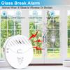 Hollarm Wireless Window Door Vibration Sensor 130dB Vibration Burglar Glass Break Sensor Home Safety Alarm Detector System