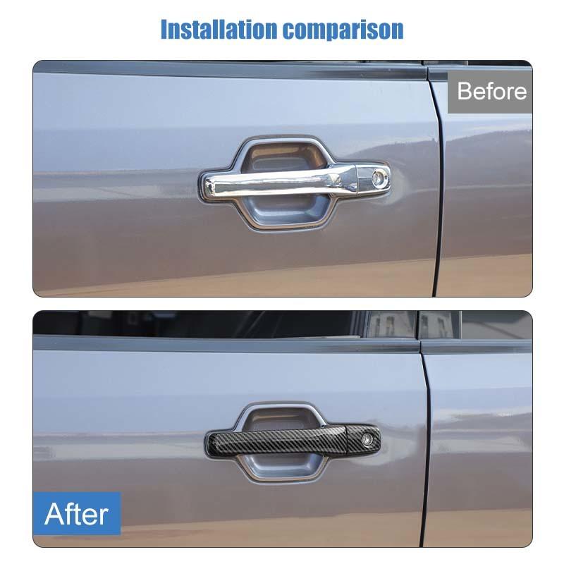 ABS Накладка-декорация на ручку двери Подходит для Mitsubishi PAJERO 2007-2021 Внешние аксессуары