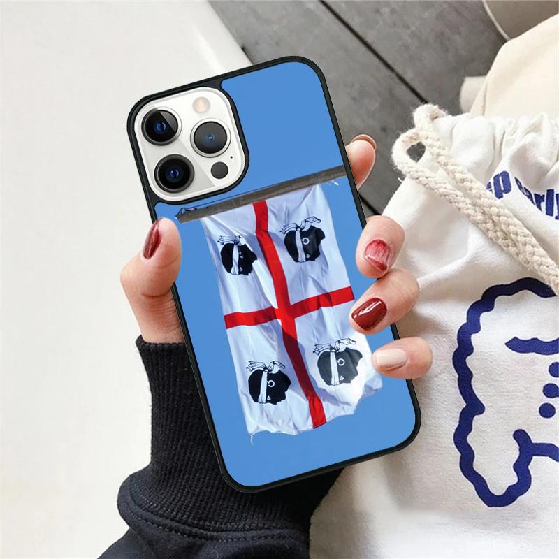 Flag of Sardinia Phone Case Cover For iPhone 17 Air 12 Plus Max for iPhone 17 Air 15 16 11 13 14 Pro Max Fundas