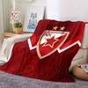 1pc Blanket - Red Star logo Print Design,Lightweight Blanket for Sofa,Bed- Soft &Warm,Gift for All Seasons