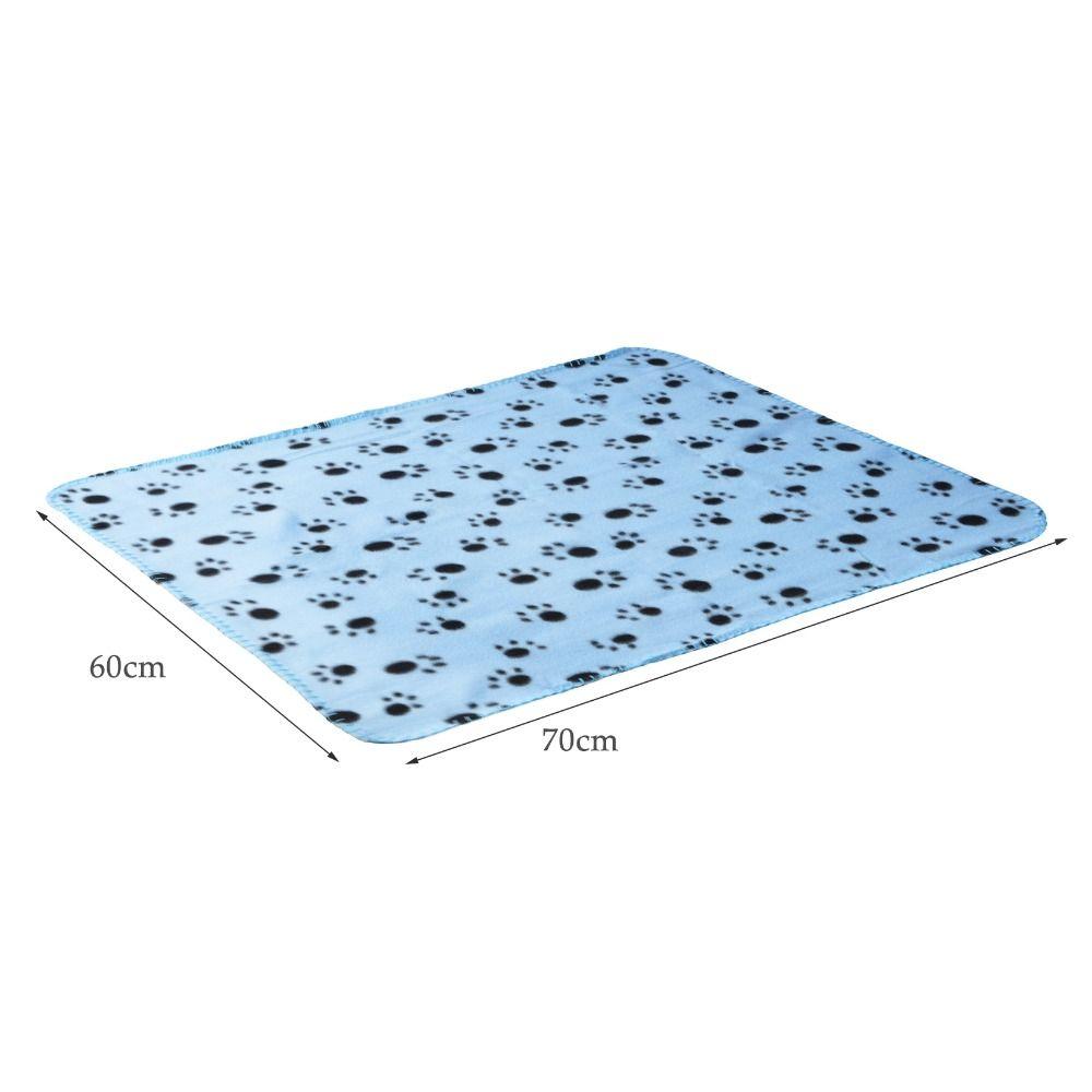 Мягкий флисовый коврик с принтом лап для домашних животных, милые одеяла с принтом лапы собаки, коврик для кровати для домашних животных, спальный коврик