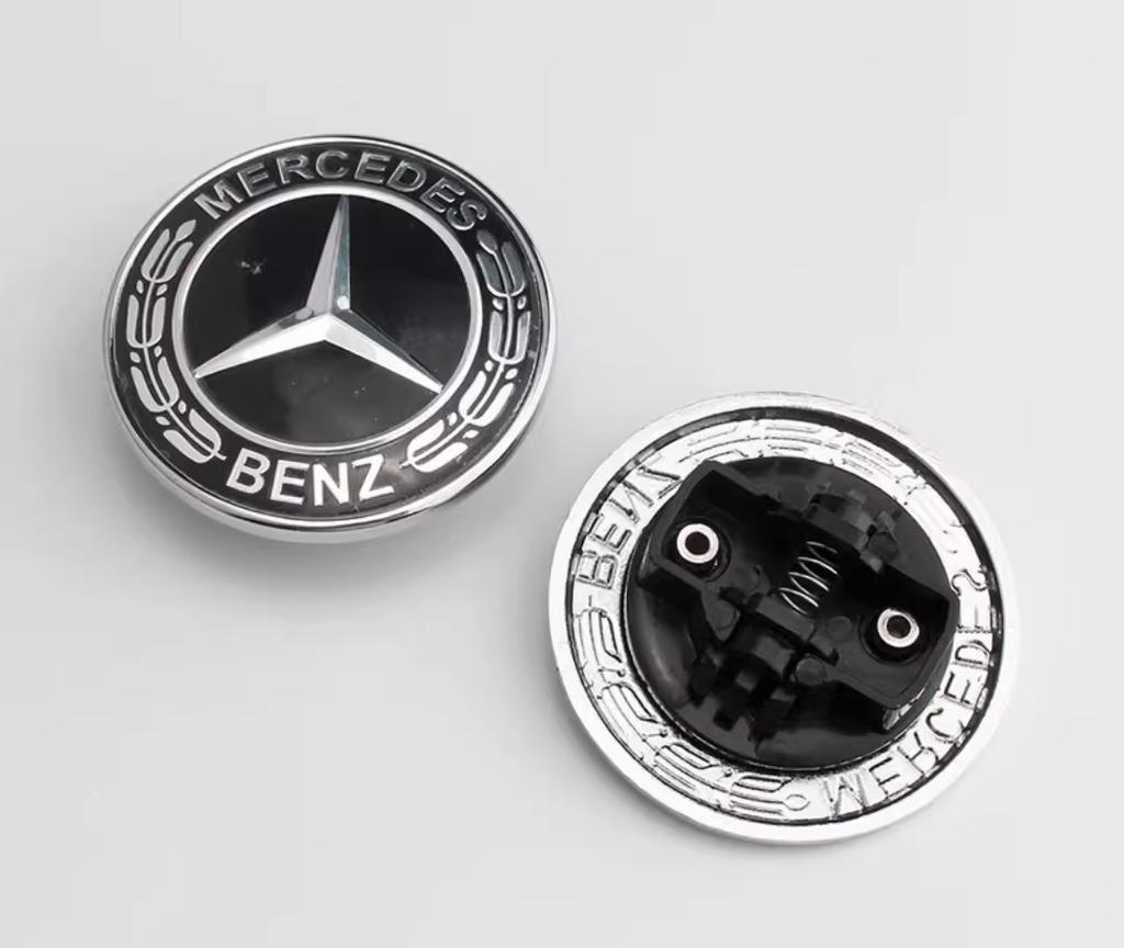 1pcs 57mm Car Front Hood Emblem Badge Bonnet For Mercedes Benz AMGW204 W205 W212 W213 W221 W177 W246 GLA GLC Car Accessories