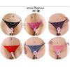 4 Gift Boxes of Women's Underwear Lace Hollowed Out, Hot Open Crotch Transparent, Free of Sexy Sex