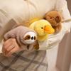 Kawaii Animals Plush Toy Fridge Magnet 14cm 18cm Soft Mini Stuffed Horse Duck Frog Cow Fox Soft Doll Kids Toys Birthday Gift