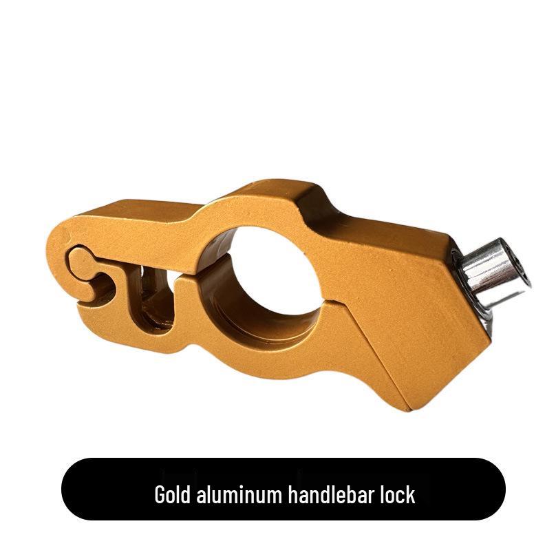 Распродажа Электрическое транспортное средство Противоугонный замок на руль и дроссельную ручку с сигналом и защитой тормоза из мотоциклетного сплава