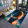 3D Pirate Ship Boat, Large Area Carpets for Home Living Room  Children's Bedroom Sofa Doormat Kitchen Floor Rugs Anti-slip Decor