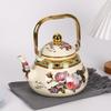 Pear-shaped Water Kettle Chinese Style Tea Jug New Enamel Teapot