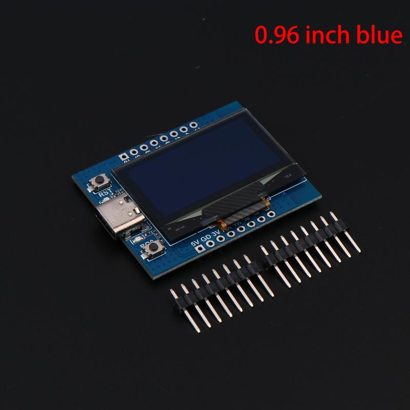Плата разработки ESP32-C3 OLED-дисплей Экран Модуль WiFi Bluetooth IoT Керамическая антенна Модуль микроконтроллера 0,96/1,3 дюйма