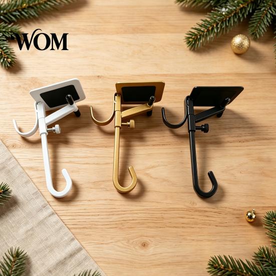 Home Decor Accessories Garland Stocking Hanger, Adjustable No Drilling Christmas Hook, Metal Wreath Bracket Heavy Duty Holder for Fireplace Hanger