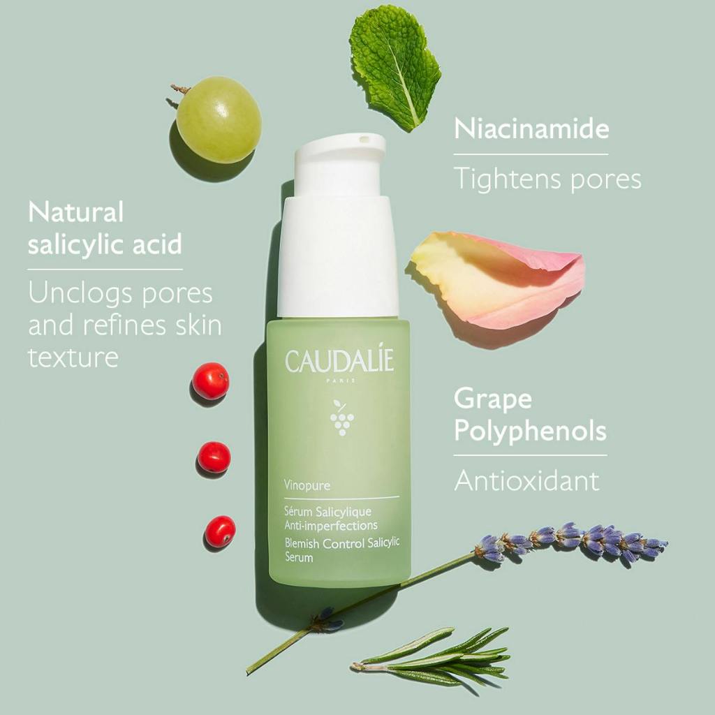 Caudalie ВиноПюр Сыворотка с салициловой кислотой для контроля несовершенств 30 мл