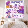 Huntrix5 Wall Decor Tapestry Art For Pet Memorial Birthdaywedding Party Backdrop Family Gift