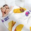 Taco Bell Taco Burrito Quesadilla Essential Throw Blanket Custom Sofa christmas gifts Blankets