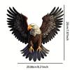 3D Flying Eagle HD Picture Автомобильные наклейки для авто двери, окна, кузова, виниловые наклейки, американские элементы, расправьте крылья и парите