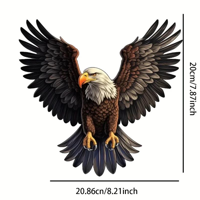 3D Flying Eagle HD Picture Автомобильные наклейки для авто двери, окна, кузова, виниловые наклейки, американские элементы, расправьте крылья и парите
