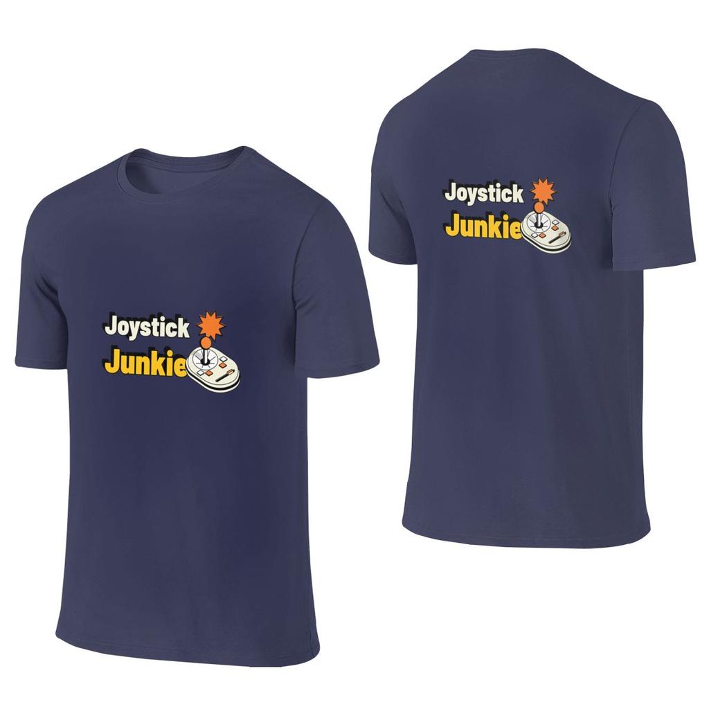 Joystick Junkie Breathable And Sweatwicking Reversible Tshirt Korean Style Lazy Basic Versatile Basic Tee