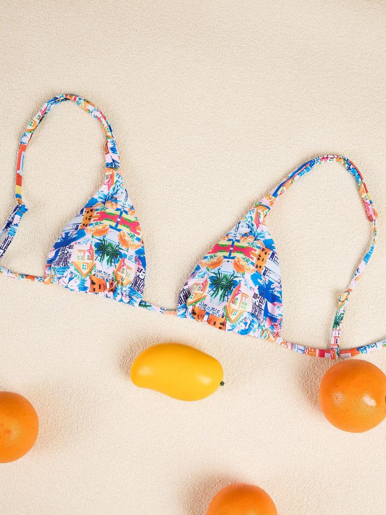 2025 Европейский и американский сексуальный купальник бикини с принтом для женщин