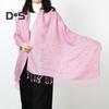 Women Shawl Plant Flower Jacquard Print Shawl Scarf with Tassel Decoration Spring Autumn Versatile Wrap