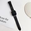 Совместимый силиконовый ремешок-кожа для Apple iWatch Ultra: Дышащий стиль с отверстиями и квадратной пряжкой.
