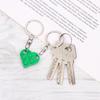 Gifts Couples Friendship Separable Heart Pendant Key Ring Building Block Keychains Key Buckle