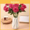 Artificial Rose Silk Bouquet For Wedding Decor Photography Props Home Use