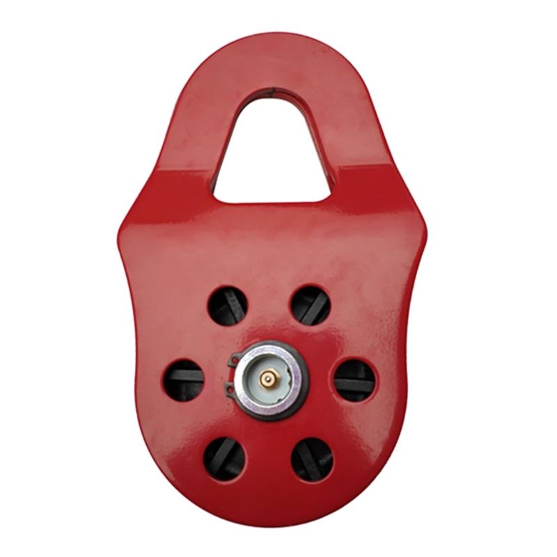 Reliable 10Ton Snatch Pulley Block Snatch Block Strength Recovery OffRoad Pulley Sheave Qulity Steel Construction