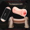 New Automatic Men's Masturbation Cup Timing Vibrator Dual Channel Vaginal Oral Sex Pocket Masturbation Cup Orgasm Men's Adult 18+