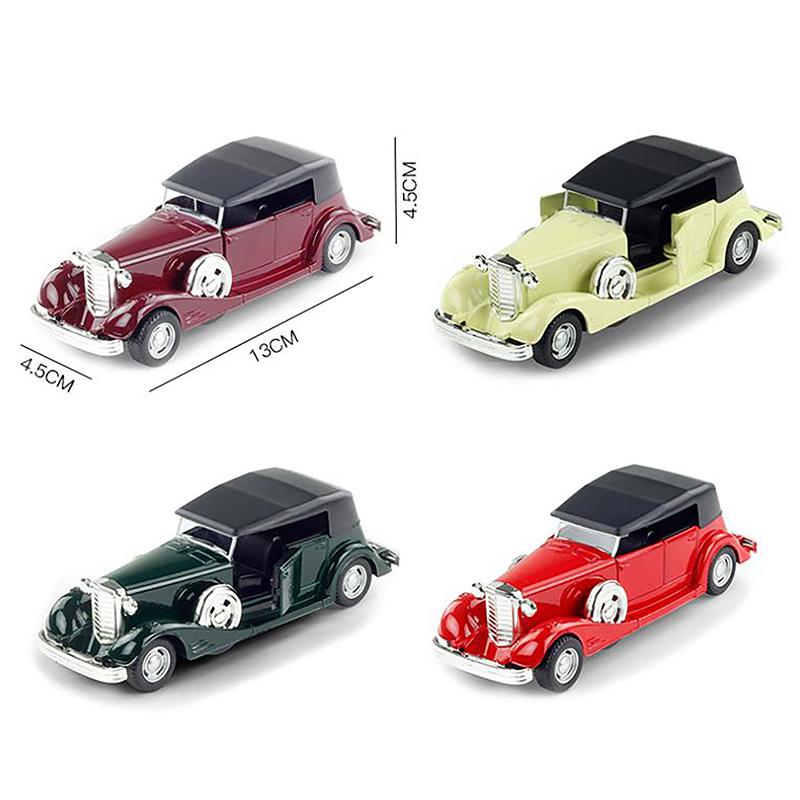 1 шт. классическая модель автомобиля 1:32 имитационных винтажных автомобиля из литья под давлением из сплава с откидным механизмом