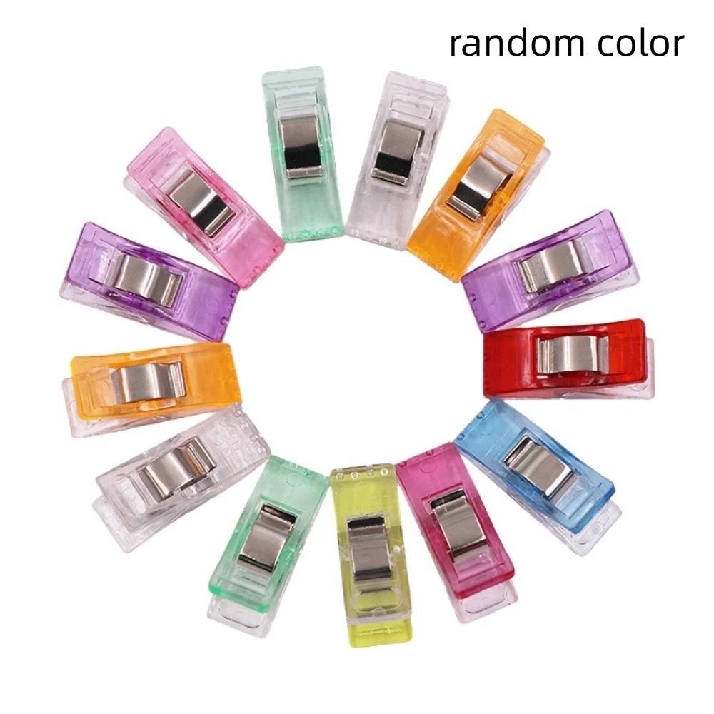 30PCS Assorted Colors Sewing Clips Plastic Crocheting Clips Mini Knitting Clips Crafting Tools