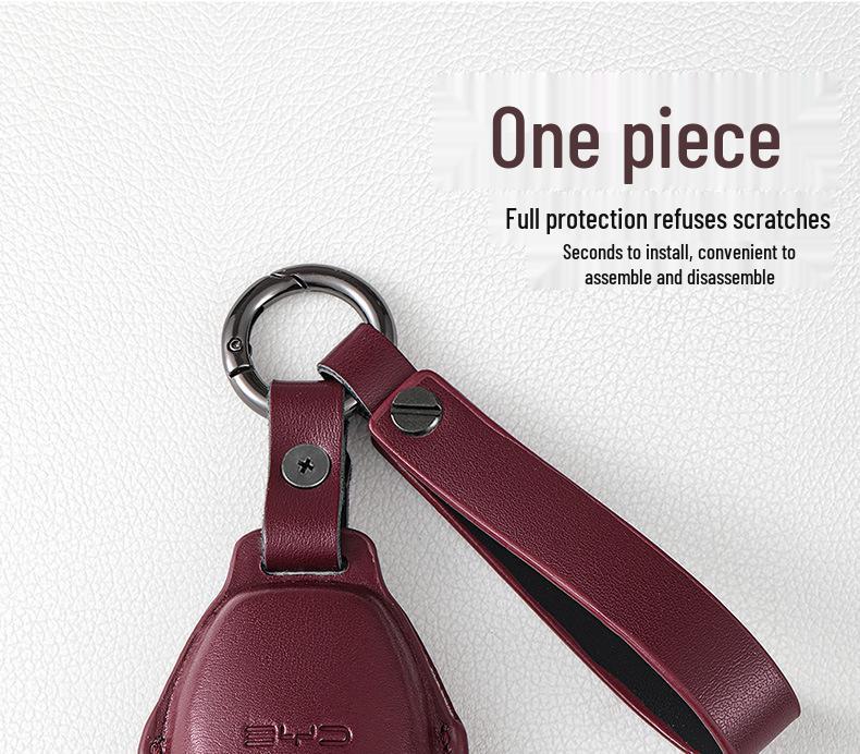 Чехол для ключа BYD для моделей Han, Qin Plus DMI, Song Pro, Tang L, Yuan Up, Destroyer 05, Seagull, Seal, 06 и Dolphin.