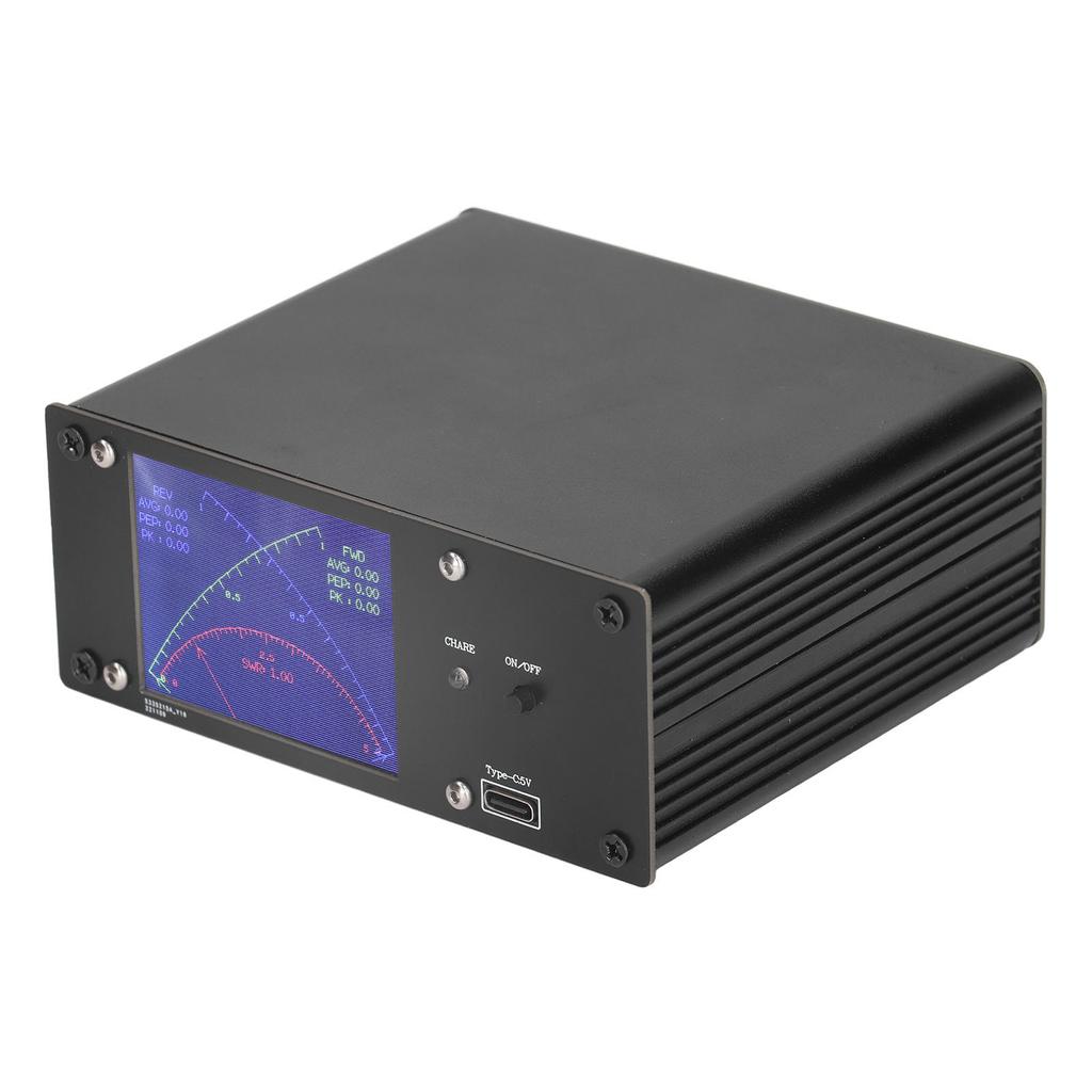 Коротковолновый измеритель мощности 1 мВт?1 кВт 0,4?60 МГц КСВ МОЩНОСТЬ 2,4-дюймовый сенсорный экран цифровой коротковолновый измеритель для