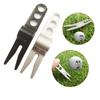 Mark Golf Ball Training Aids Golf Divot Golf Fork Prongs Pitch Repairer Tool Lawn Maintenance