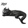 Shelf Display Ornament Sleeping Dragon Bookshelf Decor, Book Nook Figurine, Gothic Resin Statue Fantasy Booksitter Ornament, Desk Bookend for