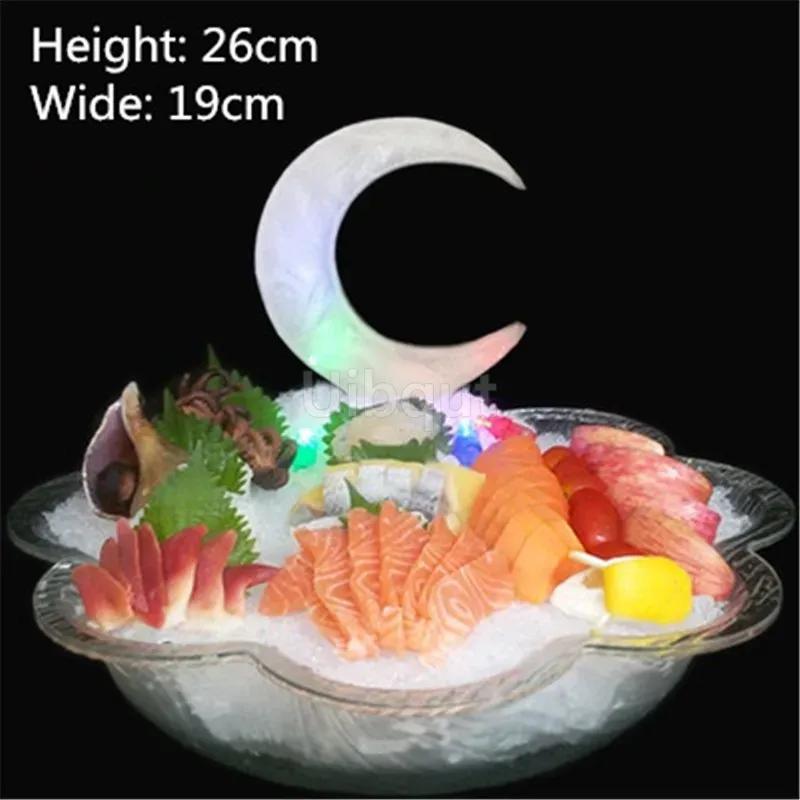 seafood keep cold ice bowl Sashimi sushi boat plate tray Noodle mold mould decorative moon dry ice creative hot pot carving mold