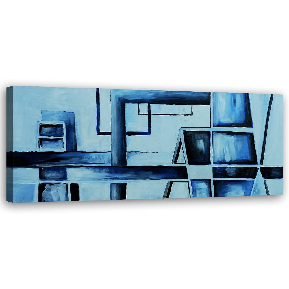 Canvas Print, Blue Abstraction