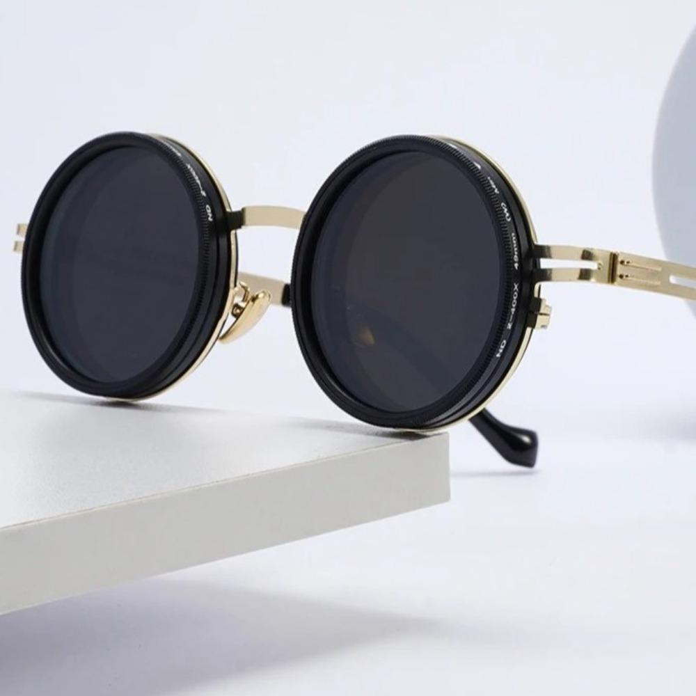 Модные очки с регулируемым затемнением ND2-400, 9-уровневый ND-фильтр, солнцезащитные очки для рыбалки UV400 с футляром, солнцезащитные очки для вождения