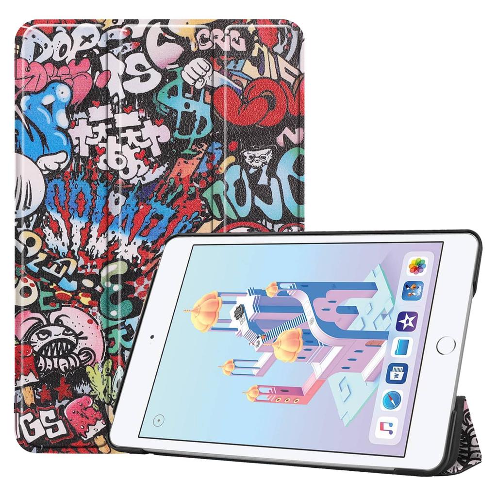 Чехол для iPad Mini 4 5 7.9'' с [Трехстворчатой подставкой + Автоматическим включением/выключением], Цветной Премиальный чехол из PU-кожи, Ударопрочный Жесткий корпус