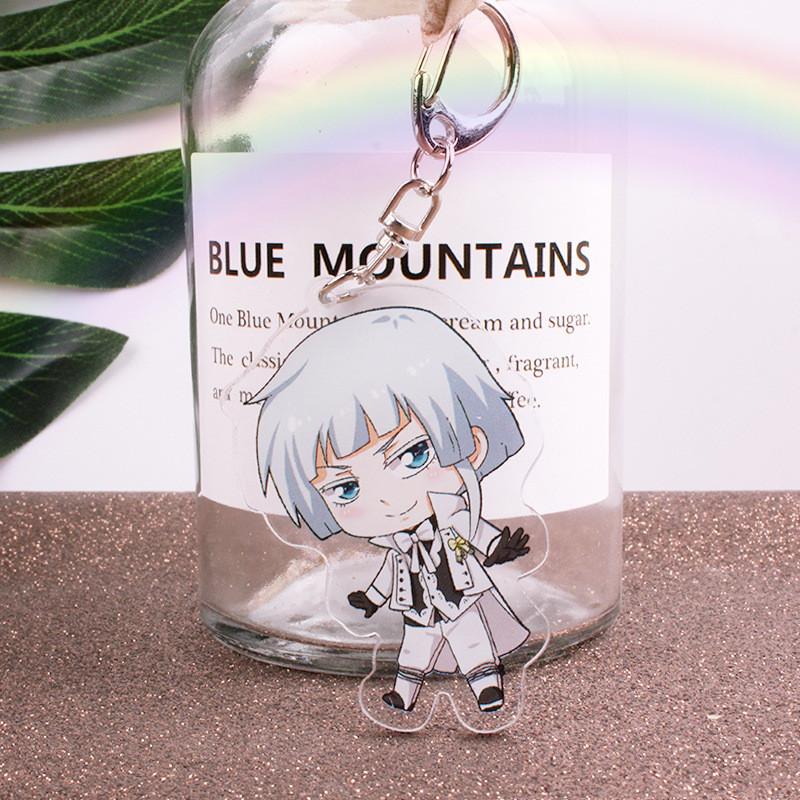 Cartoon Black Butler Keychain Acrylic Cosplay Pendant
