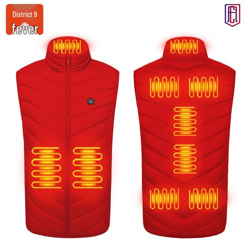 Smart USB Heated Vest: Unisex Winter/Autumn Thermal Wear with Constant Temperature Control