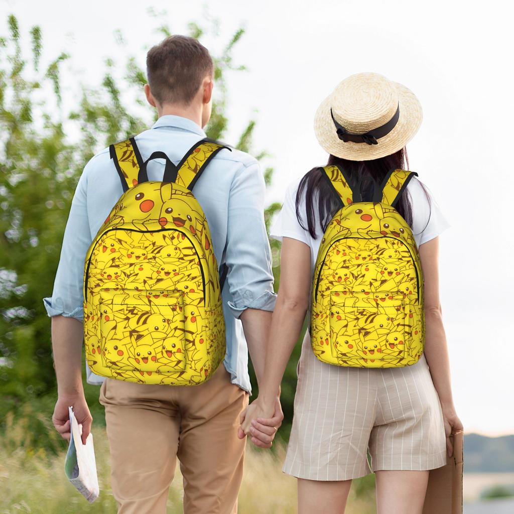 Модный Рюкзак Покемон Пикачу Mochilas Новый Campus На Молнии Rucksack