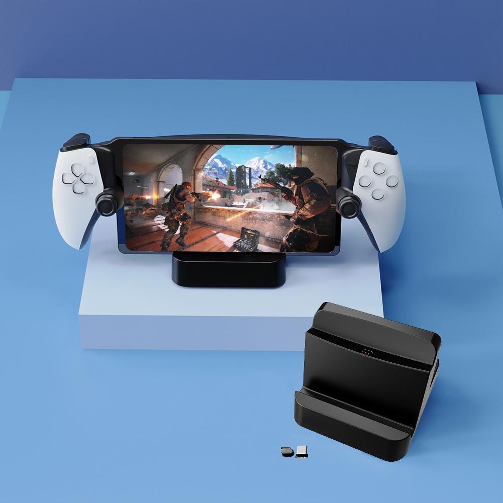 Для PS5 Portal Док-станция для зарядки Type C для PlayStation 5 Стойка Зарядная станция для контроллера Для PS Portal Игровые аксессуары