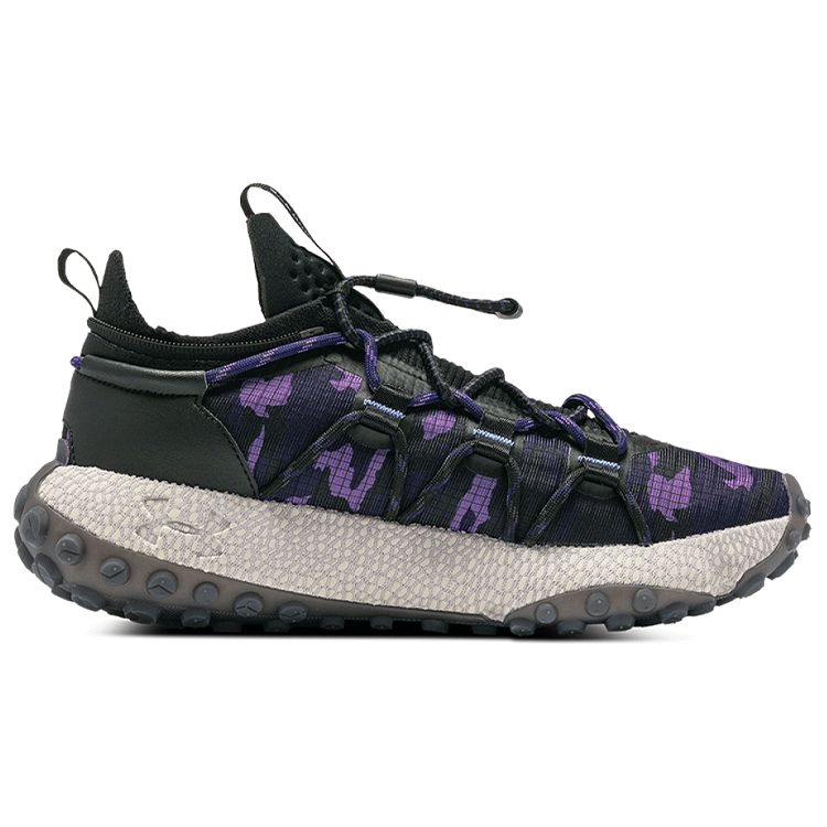 Under Armour Кроссовки унисекс HOVR Summit Fat Tire Black Purple Camo 3026149-002