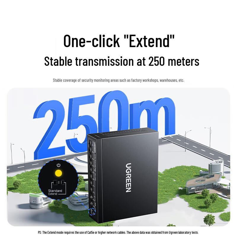 UGREEN 8-Port PoE Network Switch