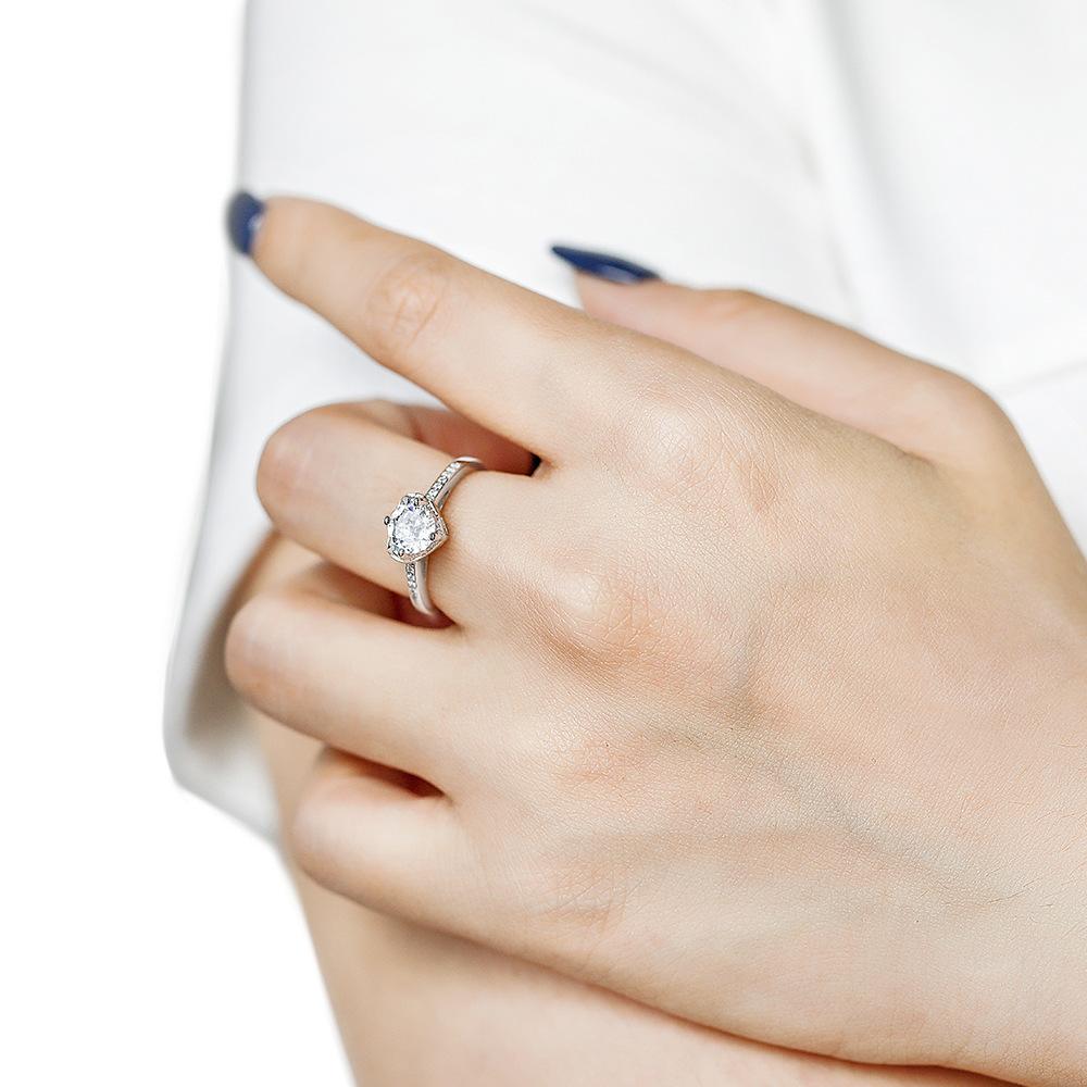 Классическое кольцо Lindon из стерлингового серебра 925 пробы с цирконом, женские ювелирные изделия, свадебный подарок для вечеринки