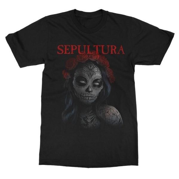Sepultura Day Of The Dead T-shirt All Sizes Gift For Fans